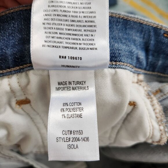 Citizens of Humanity Isola Cropped Jeans Size 31 - Picture 7 of 10